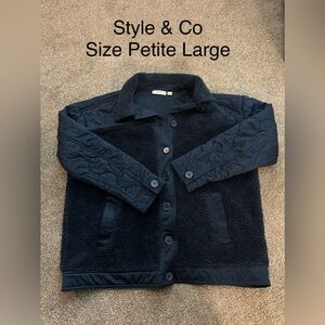 Womens Style and Co Jacket. Sz PL